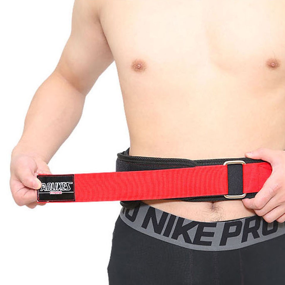 Dây đai hỗ trợ bảo vệ eo AOLIKES luyện tập nâng tạ thoải mái dành cho cả nam và nữ
