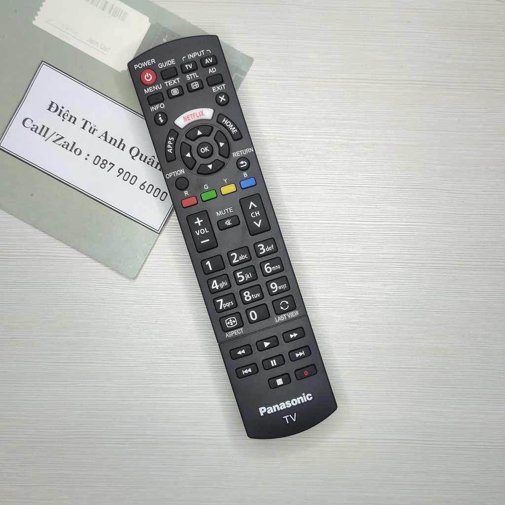 Remote tivi Panasonic - Điều khiển tivi Panasonic hàng mới chính hãng theo tivi