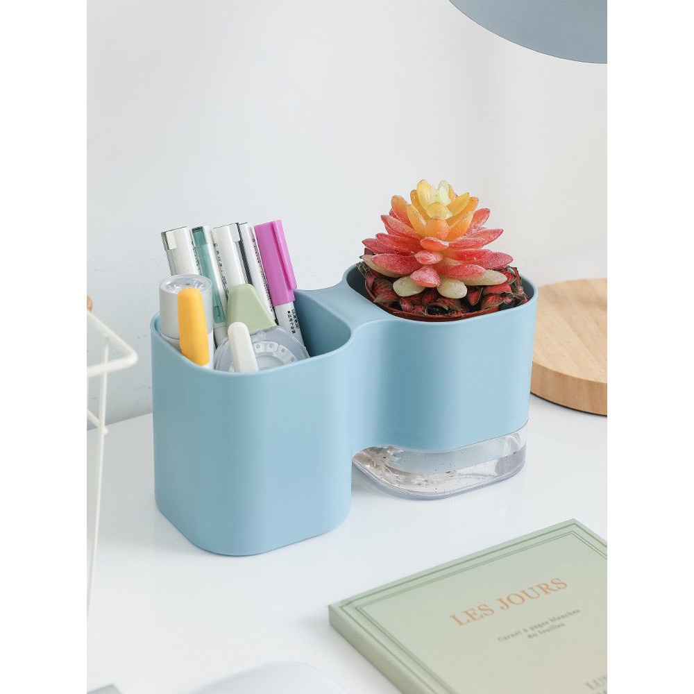 Hộp đựng bút kết hợp chậu trồng cây xinh xắn