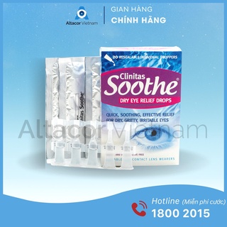 Dung dịch nhỏ mắt clinitas soothe 0.4% - ý