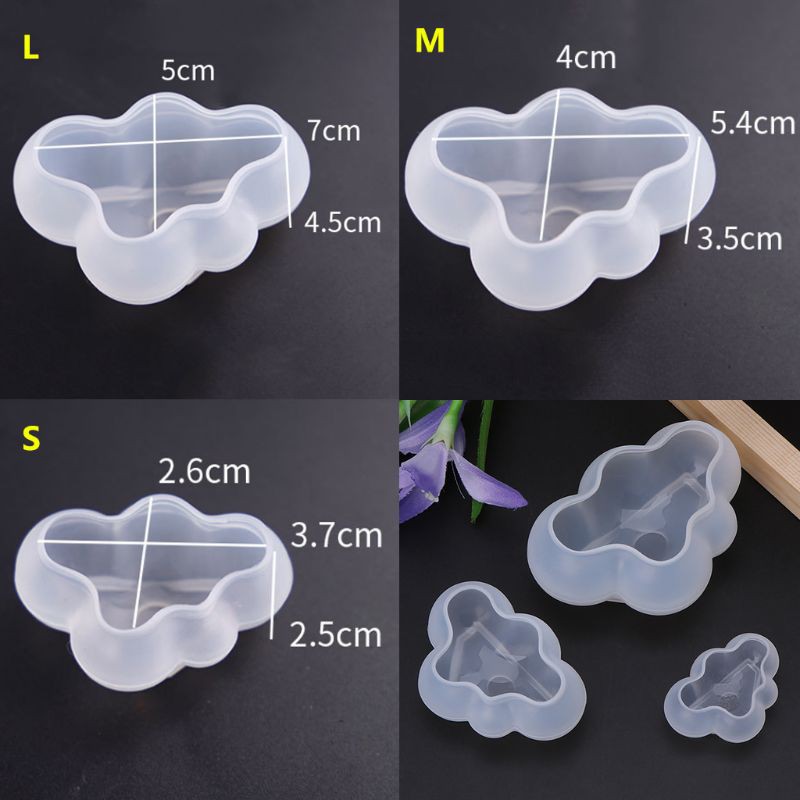 Khuôn silicone làm bánh hình đám mây 3d