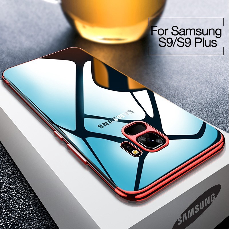 Ốp lưng nhựa nhiệt mạ vàng sang trọng cho Samsung Galaxy J4 J6 Plus J8 J2 J3 J5 J7 Pro Prime