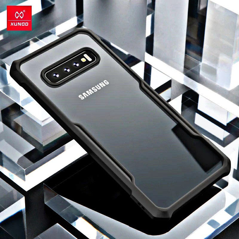Ốp lưng Samsung S10 Plus / S22 Plus Xundd lưng trong viền màu chống sốc cao cấp