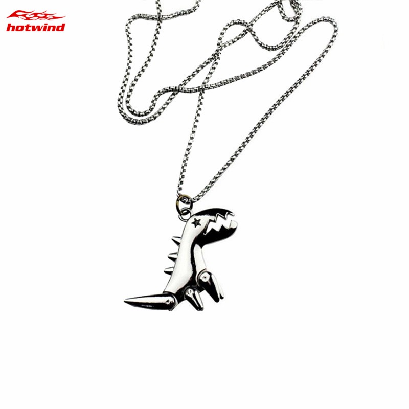 Dây chuyền mặt hình khủng long phong cách hiphop