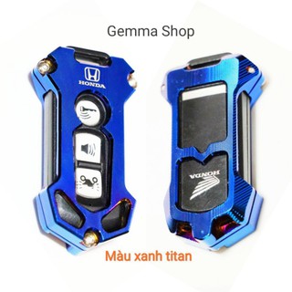 Ốp chìa khoá CNC smart key loại 3 nút xe honda SH , SH mode , PCX Titan ( giá 1 chiếc )