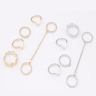 Set 6 Chiếc Nhẫn Thời Trang Cho Nữ