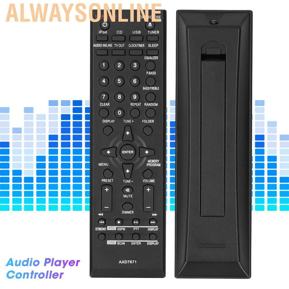 Remote điều khiển thay thế cho máy nghe nhạc AXD7671
