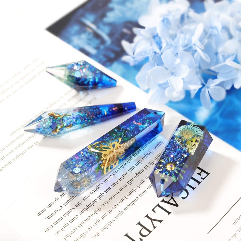 Sa Bộ Khuôn Silicon Làm Đồ Trang Trí Phòng Khách Trong Suốt DIY