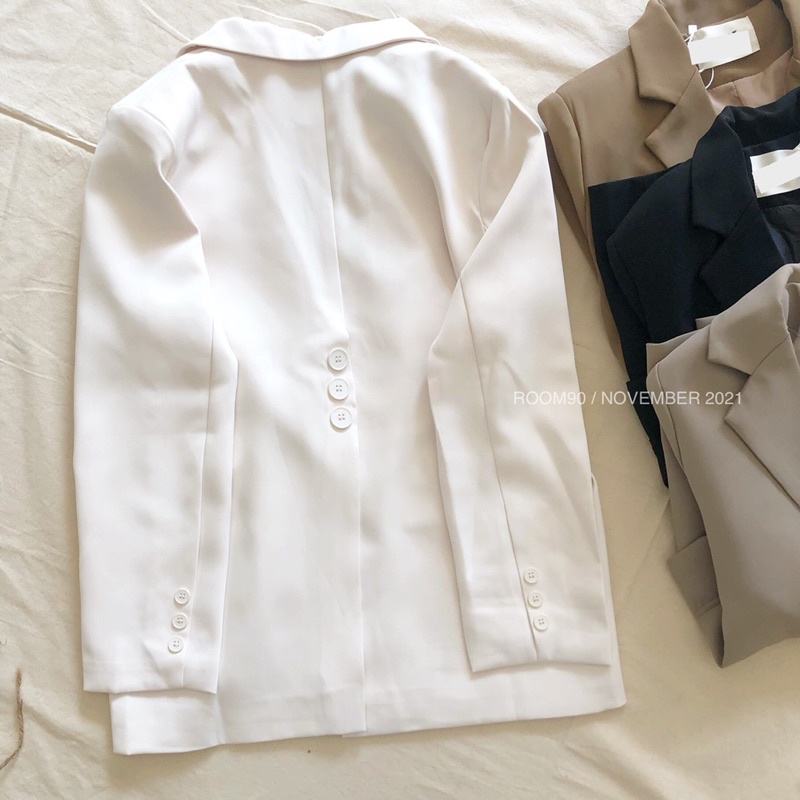 [ Ảnh thật ] Blazer 1 khuy 6819 dáng suông Hàn Quốc | BigBuy360 - bigbuy360.vn