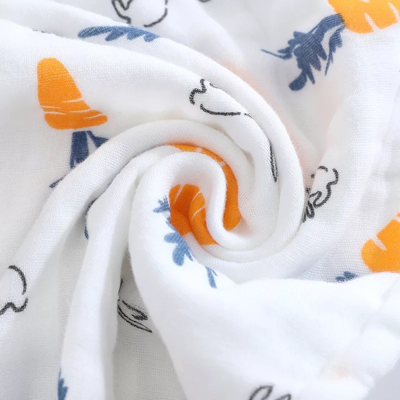 Khăn mặt sợi tre 6 lớp mềm mịn , 25* 50 cm , hình chọn ngẫu nhiên