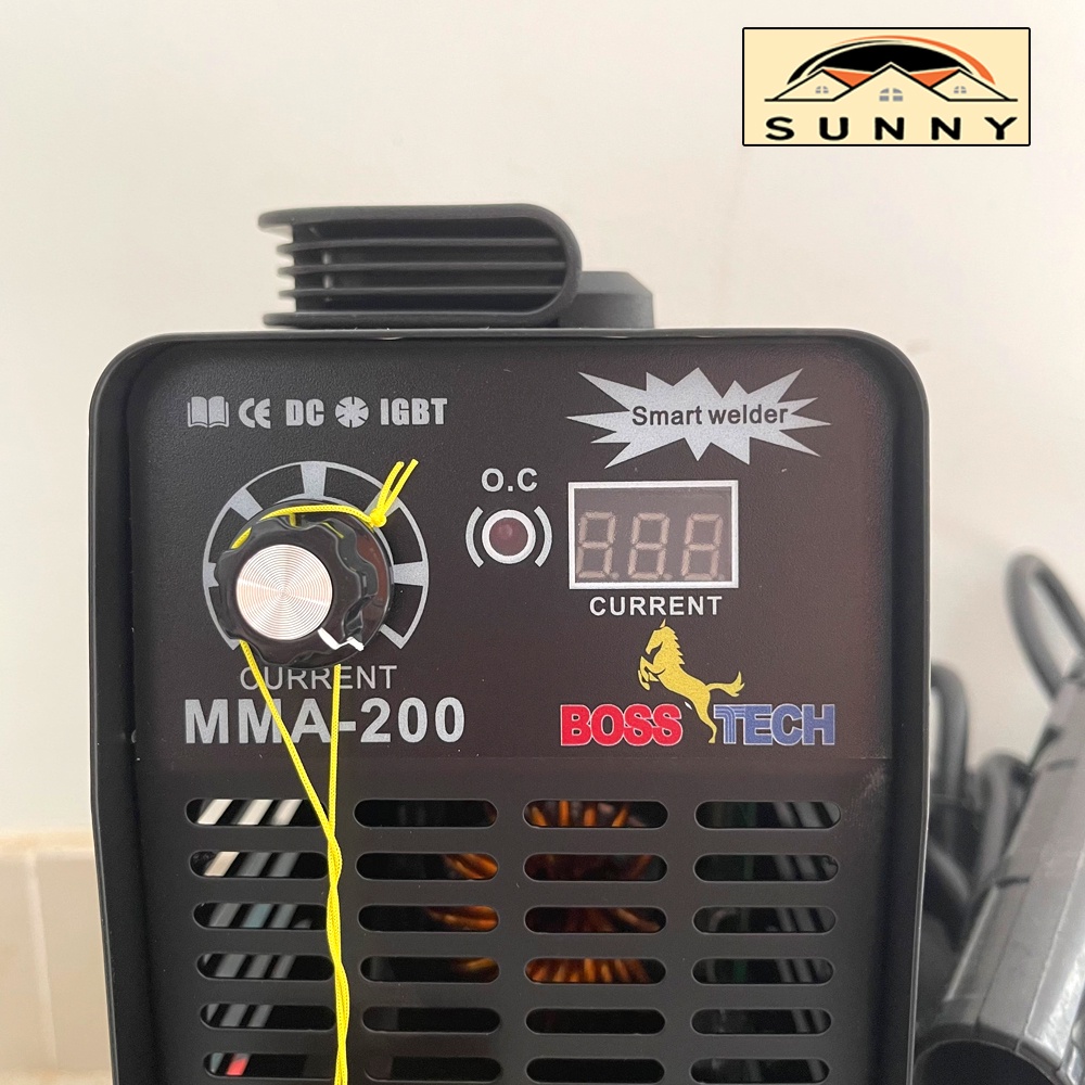 Máy Hàn Điện Tử BOSS-TECH Công Nghệ Nhật Bản - Kèm Bộ Phụ Kiện Đầy Đủ, Máy Hàn Que Điện Tử Mini BẢO HÀNH 12 THÁNG SUNNY