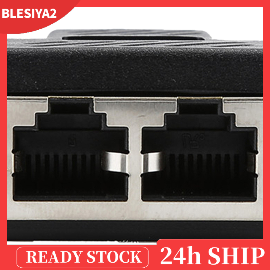 (Hàng Mới Về) 1x Rj45 8p8c 1 Sang 2 Female Chia Cổng Mạng Màu Đen | BigBuy360 - bigbuy360.vn