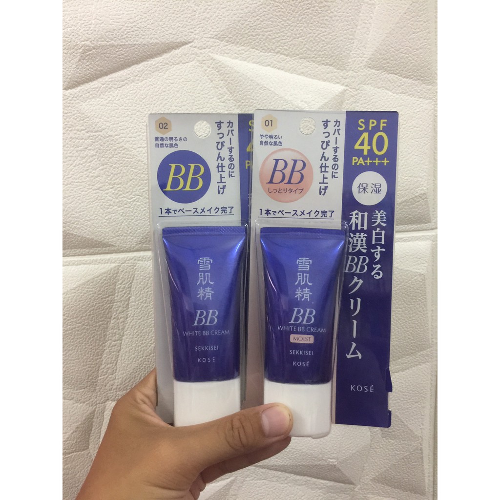 Kem trang điểm BB Kose Sekkisei White Cream 6 in 1 Nhật Bản