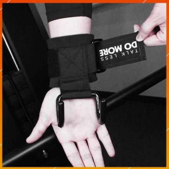 Đai cuốn cổ tay trợ lực AOLIKES AL 7642 (đôi), có móc thép, đệm lòng bàn cao cấp