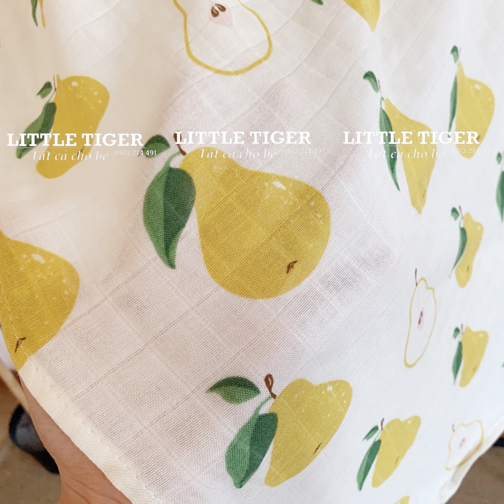 Khăn tắm cho bé - Khăn tắm muslin 100% sợi tre cao cấp 2 lớp cho bé mềm mịn 120cm x 120cm có hộp xinh xắn.