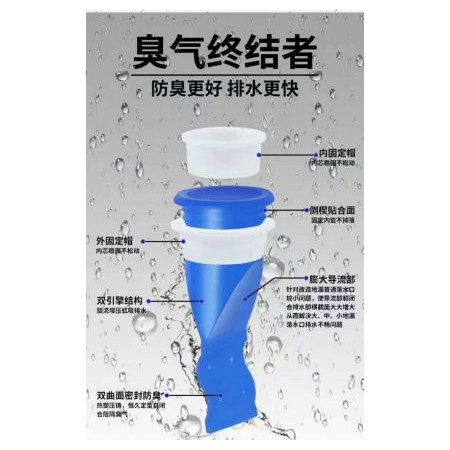 Phụ kiện Silicone chống mùi, chống trào ngược. Ngăn mùi khó chịu chống côn trùng xâm nhập