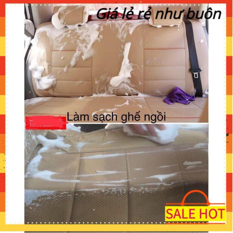 Bình xịt khô vệ sinh ô tô, nội thất bằng foam siêu tiện lợi