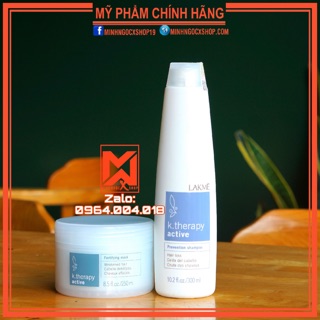 LAKME DẦU GỘI-MẶT NẠ LÀM TÓC KHỎE VÀ CHỐNG RỤNG TÓC LAKME K.THERAPY 250-300ML