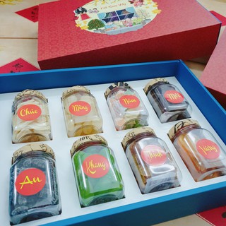 vỏ hộp mứt 8 lọ