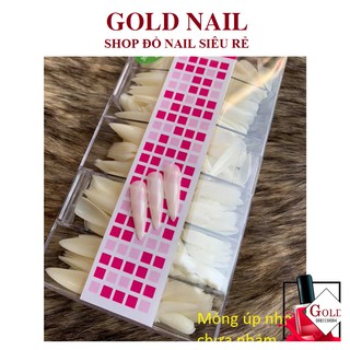 Móng úp chưa nhám màu đục 500 móng