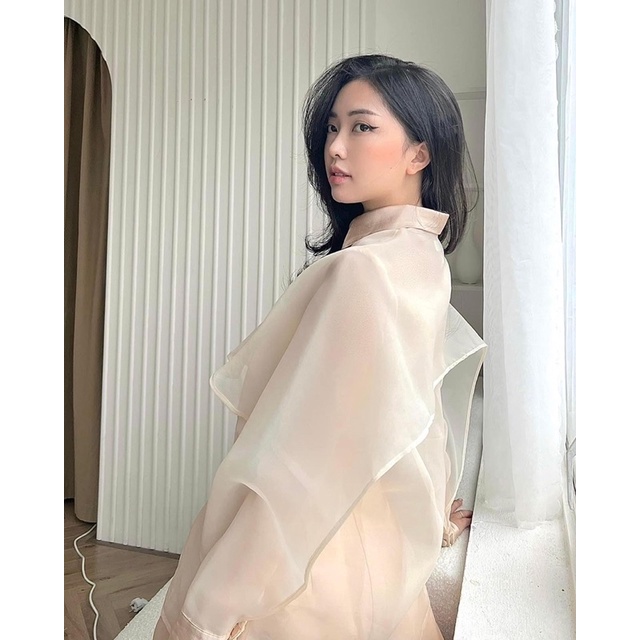 Set sơ mi cách điệu nữ tính Lily Set