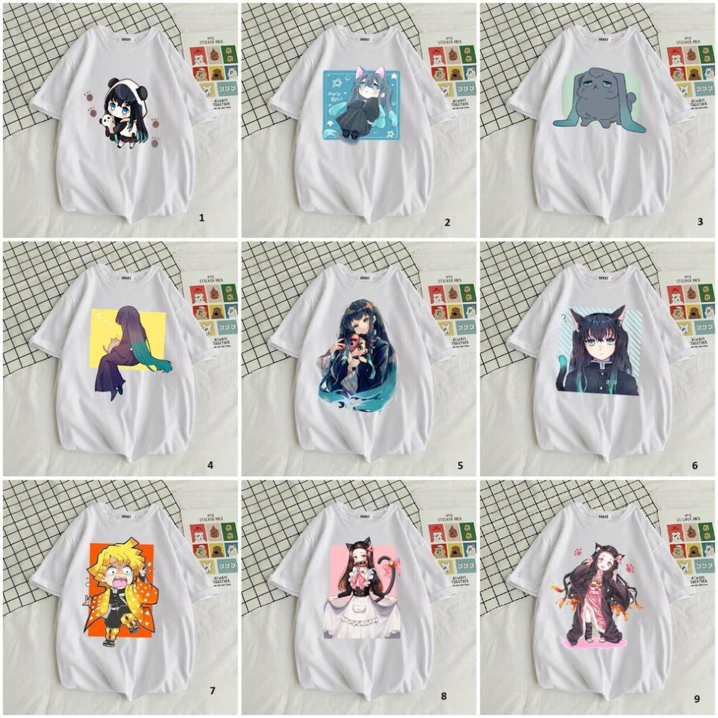 ( NHIỀU MẪU )-ÁO THUN TAY LỠ - UNISEX - BST KIMETSU NO YAIBA #1