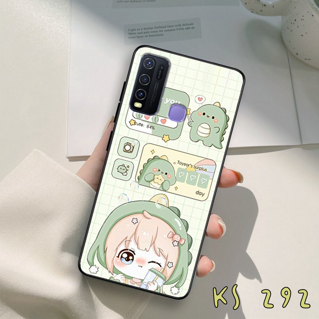 Ốp lưng Vivo Y55 5G - Y75 5G - Ốp lưng vivo in hình khủng long,dinosaur dễ thương