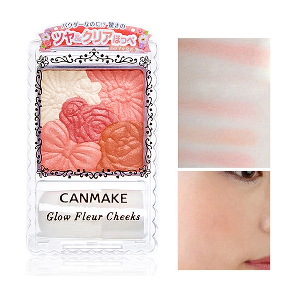 Phấn má  Canmake Glow Fleur Cheek - 9g chuẩn Auth