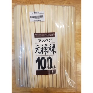 Set 100 đôi đũa tách dùng một lần