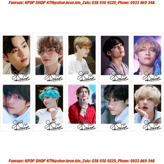 CARD CHỮ KÍ V BTS
