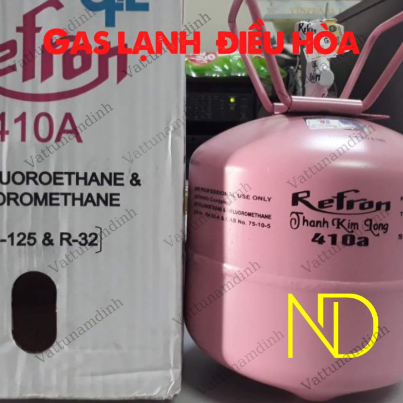 Ga lạnh-môi chất lạnh R32, R410, R134,R22 hàng mới nguyên tem