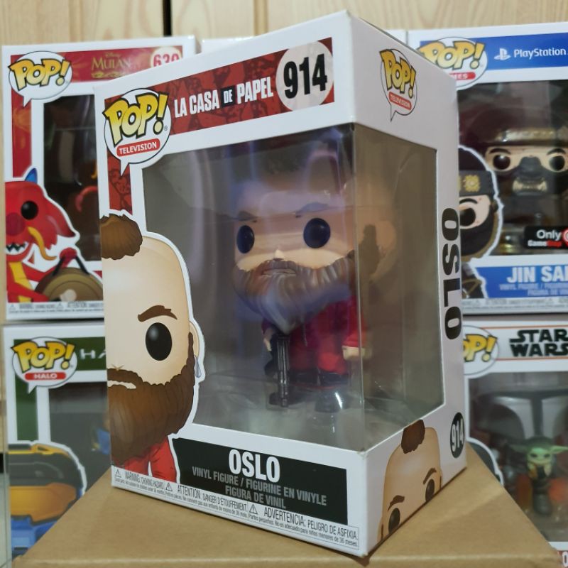 Đồ chơi mô hình funko pop 914 Oslo - La Casa de Papel