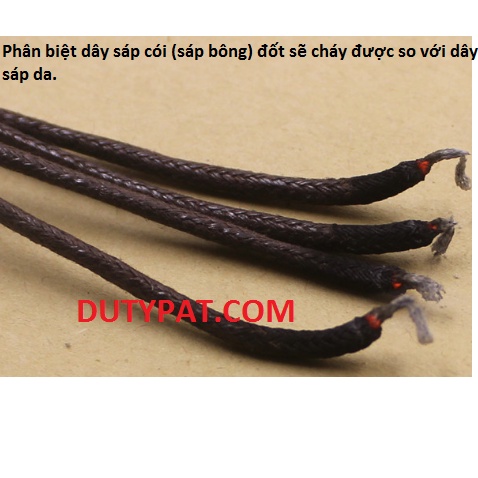 5met Dây sáp cói size 1.5mm /2mm