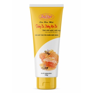 Sữa rửa mặt trắng da , dưỡng mịn da miss white mật ong 100g