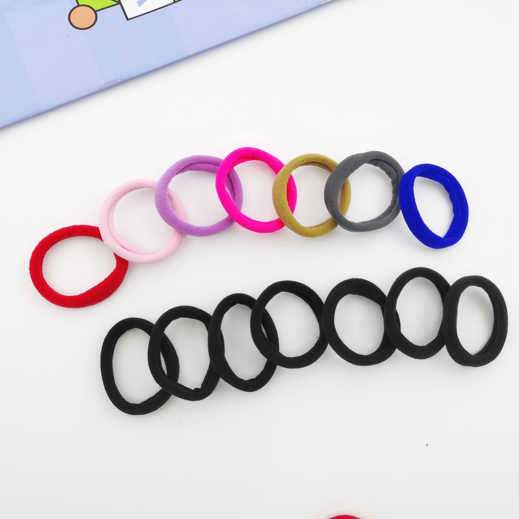 1 Dây Cột Tóc Cao Su Nhiều Màu Cho Bé Gái