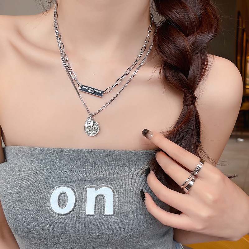 Vòng cổ mặt hình chân dung phong cách hip hop thời trang