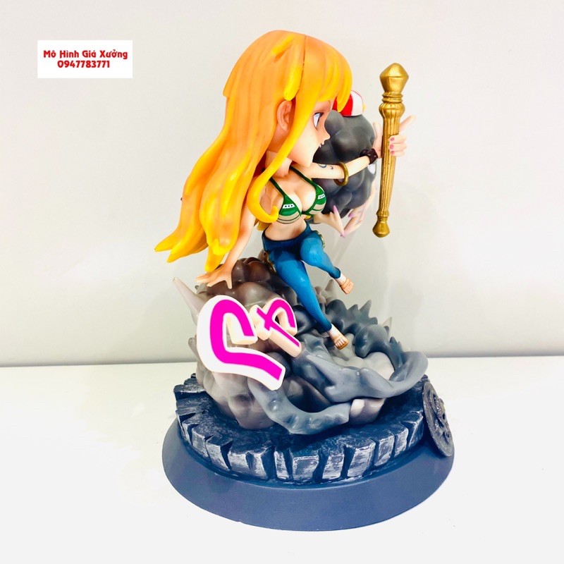 Mô Hình Hoa Tiêu Nami trạng thái chiến đấu  Cao 18cm - Tượng Figure Miêu Nữ One Piece Vua Hải Tặc