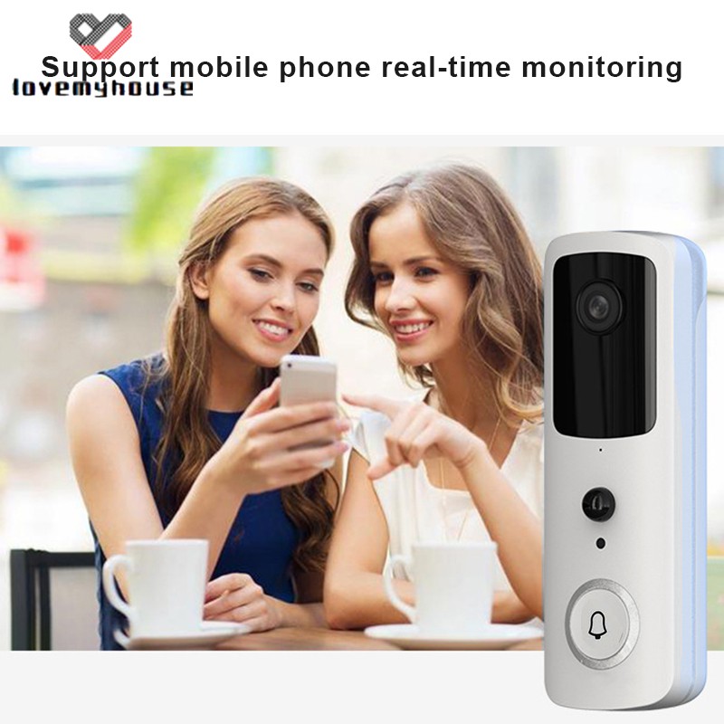 Chuông Cửa Kết Nối Wifi Kèm Camera Quan Sát Điện Thoại