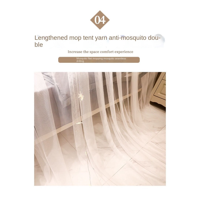 Màn ngủ chống muỗi phong cách công chúa kích thước 1.8M 1.5M 2.0M