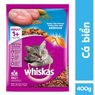 Thức ăn mèo whiskas gói 400gr