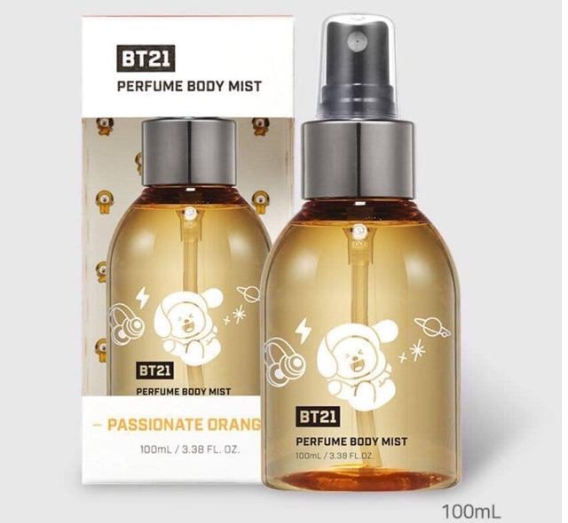 { Liên hệ trước khi đặt } Xịt dưỡng ẩm toàn thân Olive Young - BT21 Perfume Body Mist