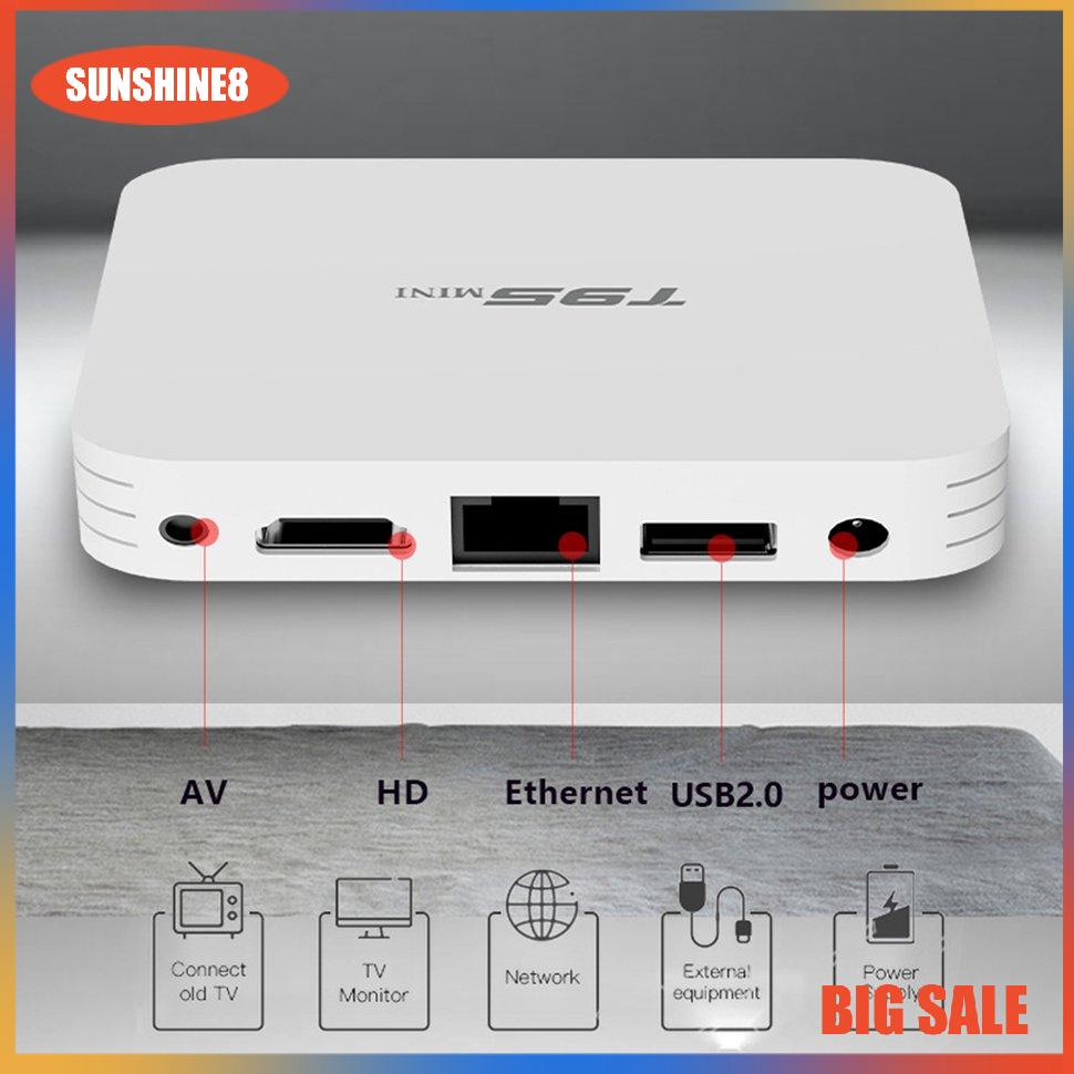 【SUN】Android TV  Box T95MINI Internet TV Set-top Box Đầu phát media thông minh HDMI tương thích với TV Box