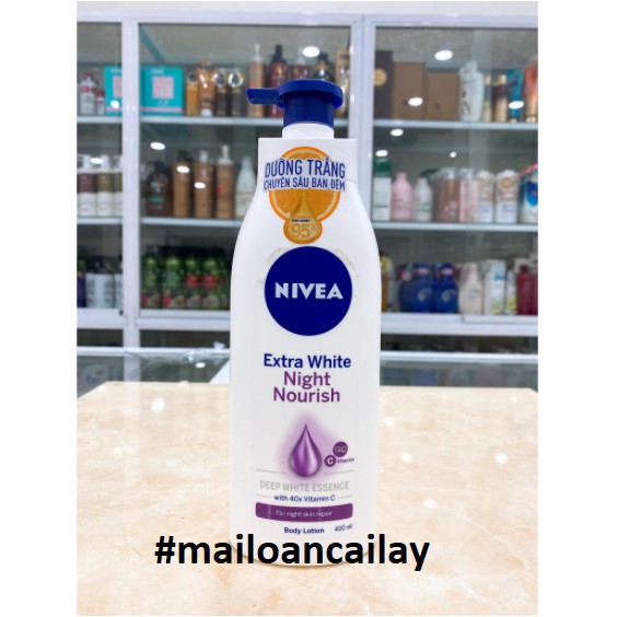Sữa Dưỡng Thể Nivea Phục Hồi Dưỡng Trắng Da 400ml