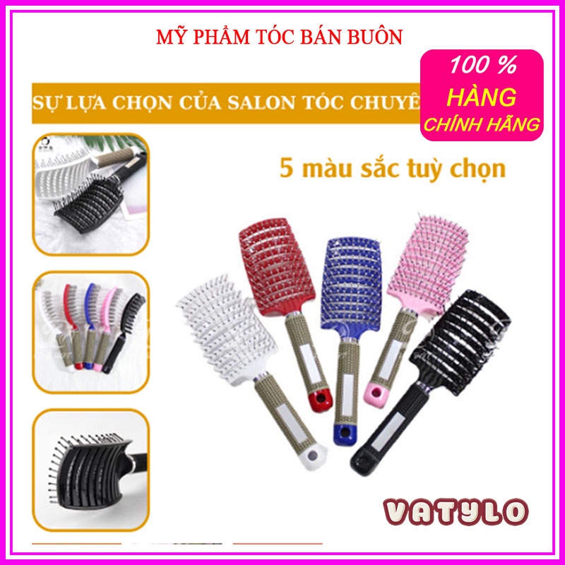 Lược gỡ rối,tạo phồng tóc,lược sấy tạo kiểu tóc bán nguyệt cỡ lớn chuyên dùng trong salon tóc DC26