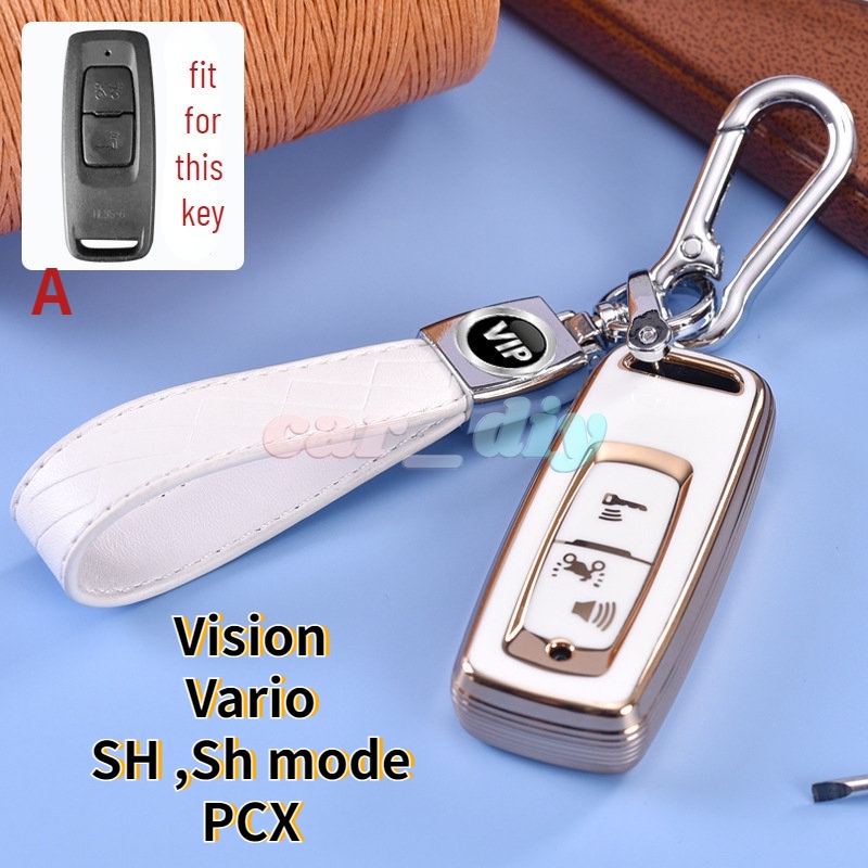 Vỏ TPU Bảo Vệ Chìa Khóa Điều Khiển Từ Xa Cho Xe Mô Tô Honda 2022 Vision SH Mode Air Blade Lead Vario PCX