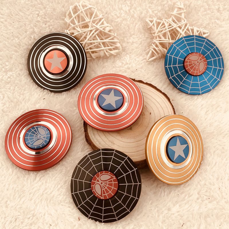 Con Quay Đồ Chơi Spinner BằNg HợP Kim HìNh Captain America
