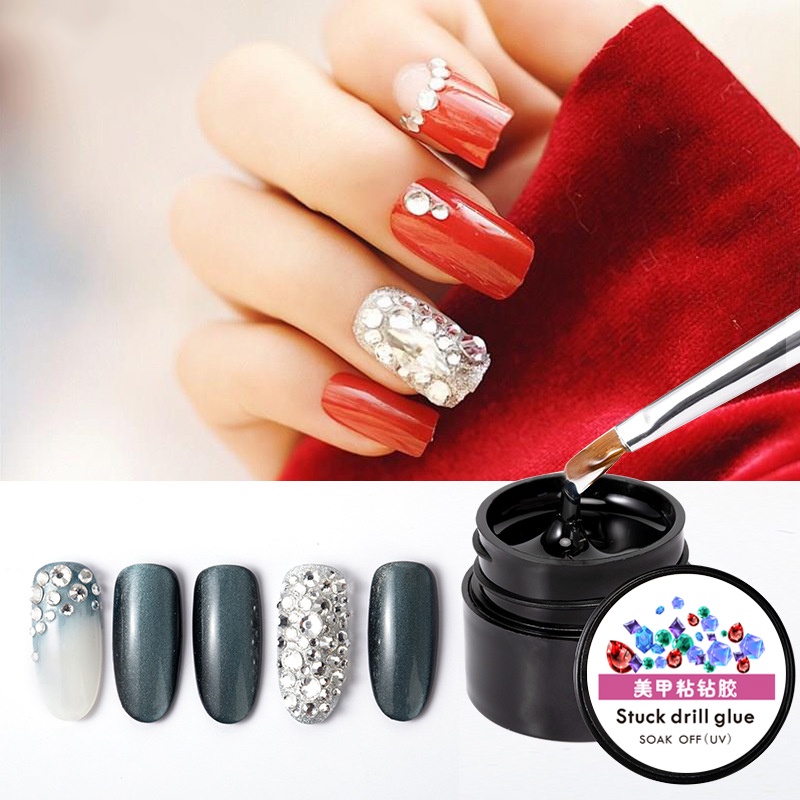 Keo Đính Đá Trang Trí Móng Tay Nghệ Thuật Trong Suốt Dung Tích 8ML