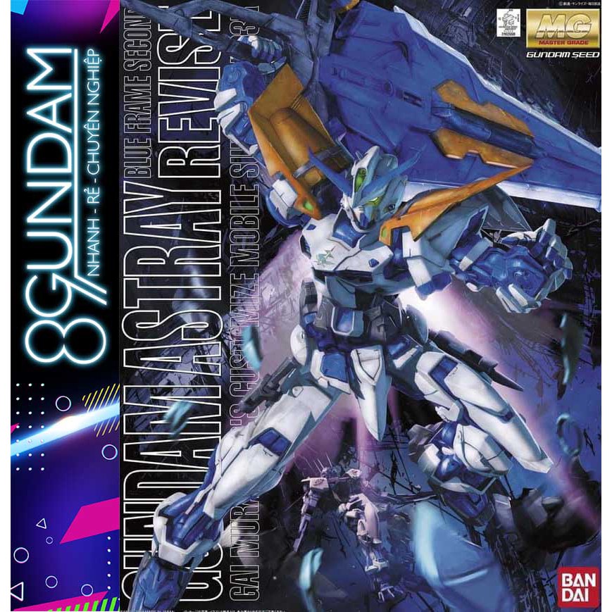 Mô Hình Lắp Ráp Gundam MG Astray Blue Frame L Second Revise
