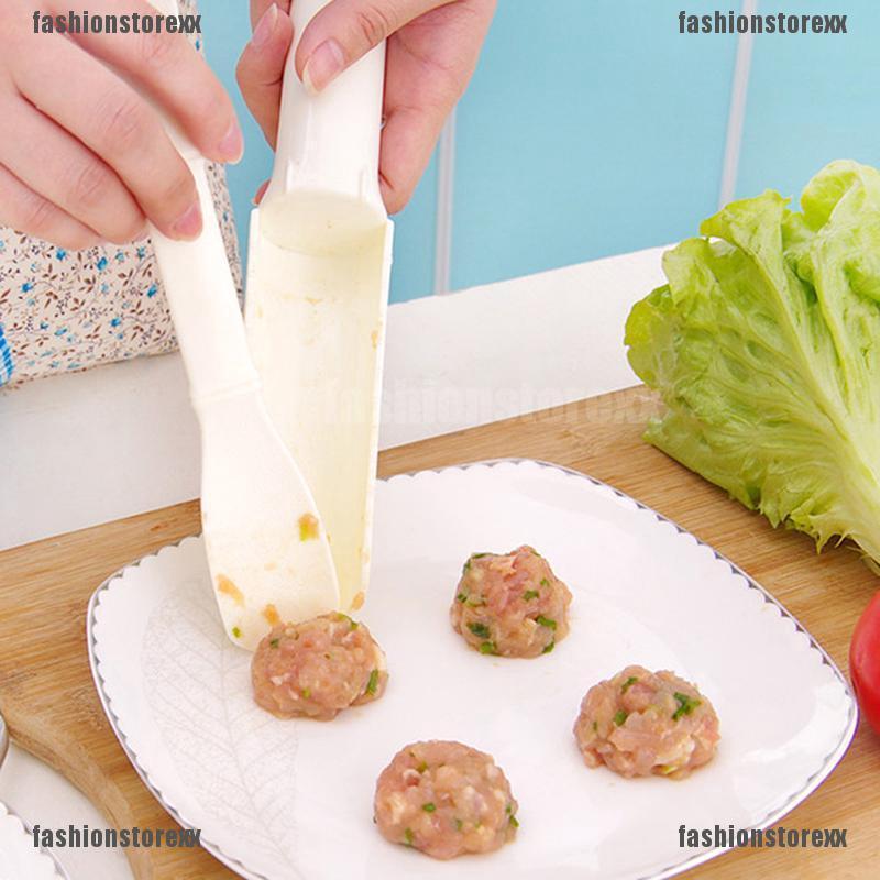 1 bộ dụng cụ làm thịt viên, thịt viên, cá viên, burger