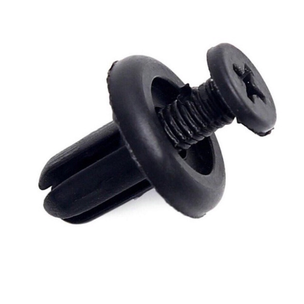 🔎 100 vít nhựa cho xe ô tô. 6mm